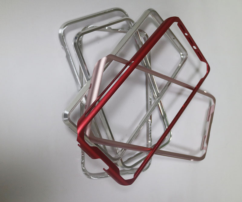 精密五金机加工件摄像头外壳氧化黑色红色